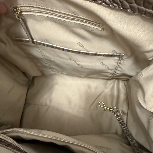 ⛅️NWT Brahmin Caroline Silver Lining Melbourne - Picture 11 of 11